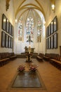 Interior of Thomaskirche in Leipzig Royalty Free Stock Photo